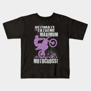 MOTOCROSS EXTREME STUNT Kids T-Shirt